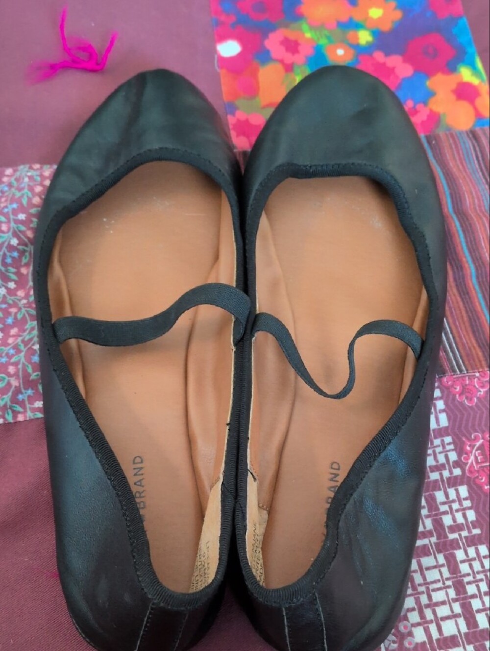 Lucky Brand Black Mary Jane-Style Ballet Flats - Picture 3 of 10